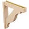 Ekena Millwork 6-in W x 28-in D x 34-in H Funston Block Rough Cedar Woodgrain TimberThane Outlooker, Primed Tan OUTUR060X28X34FST44RCPR - alternate 6